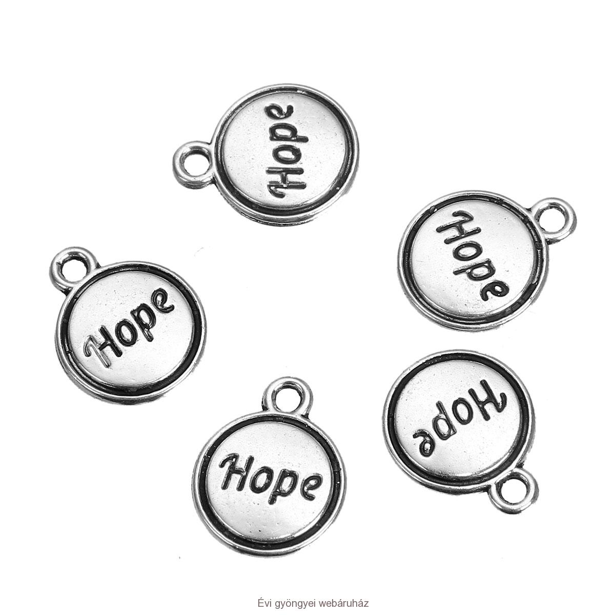 "Hope" fityegő - ezüst