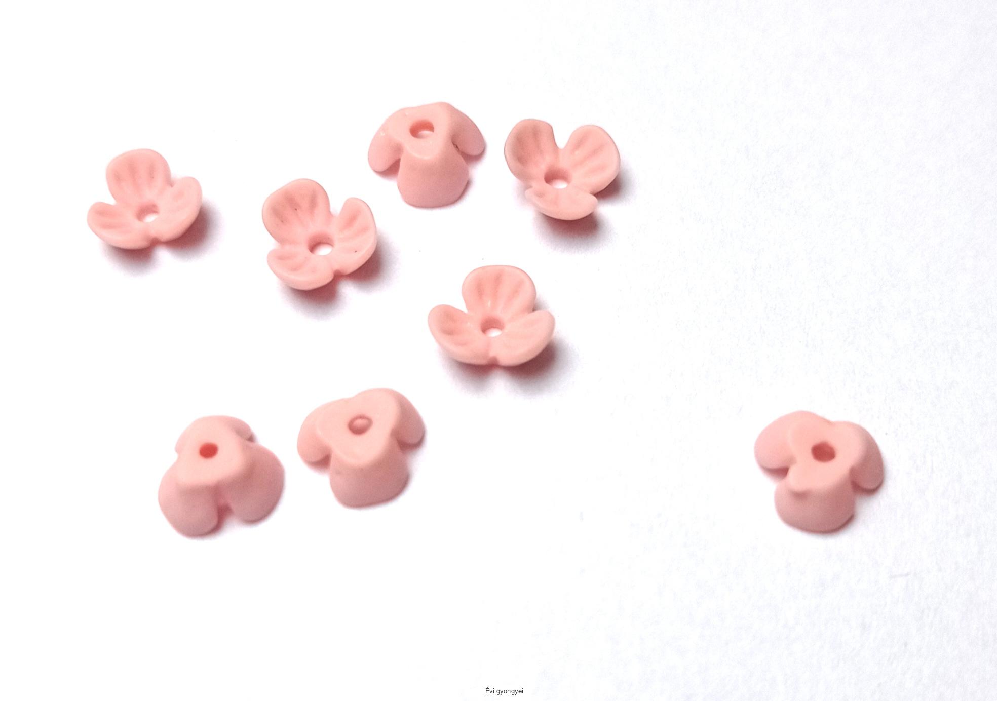 6mm-es kisvirág - matt rózsaszín