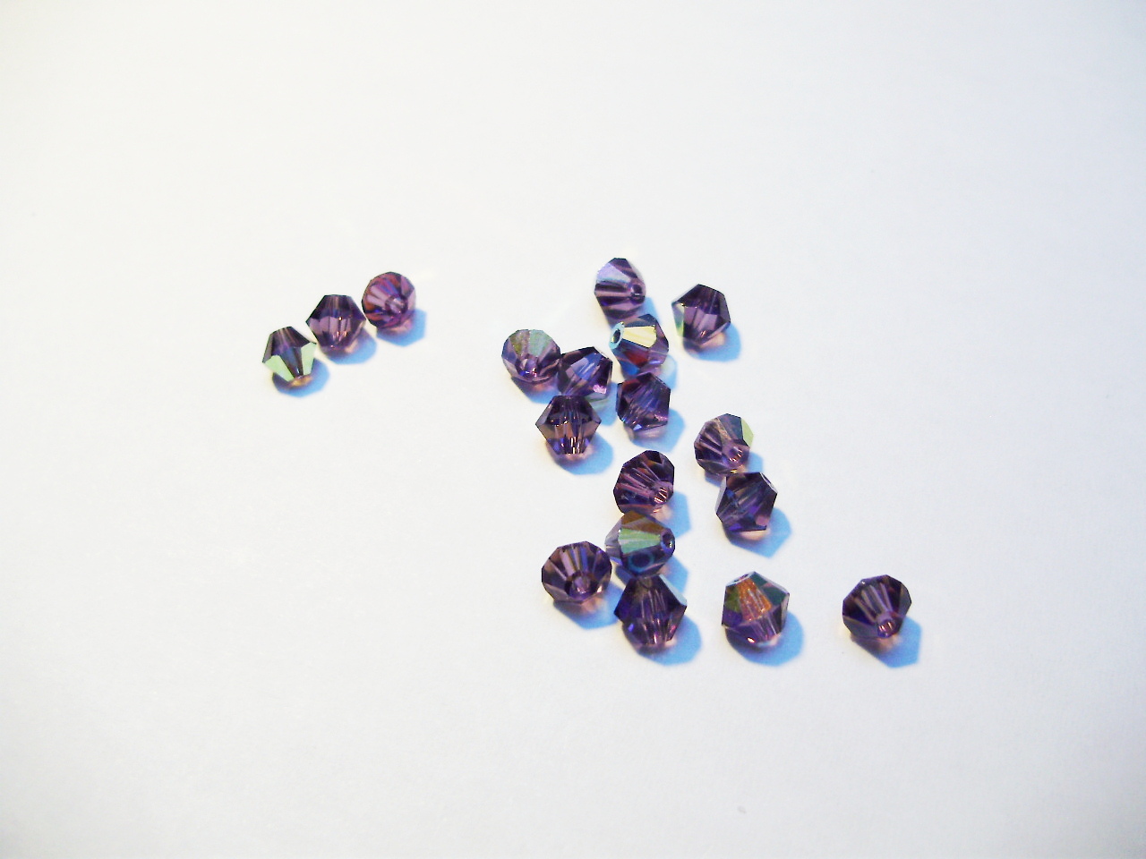 Cseh bicone 3mm - purple velvet ab
