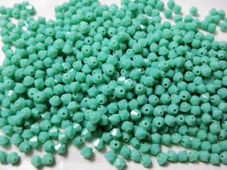 Cseh bicone 3mm - opaque green