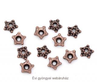 Mini csillag gyöngykupak - bronz
