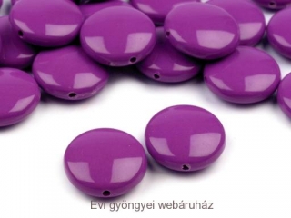 Műanyag kaboson - 16mm lila