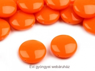Műanyag kaboson - 16mm narancs