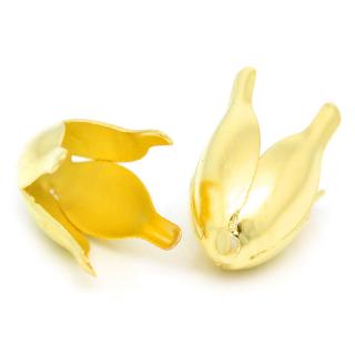 Tulipán alakú gyöngykupak - arany