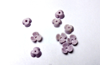 6mm-es kisvirág - matt lila