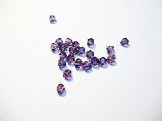 Cseh bicone 3mm - purple velvet
