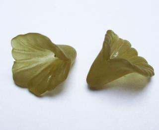 Cala virág 10mm - oliva